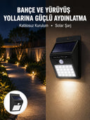 Kablosuz Solar Led Lamba | Bahçe, Veranda, Merdiven Işığı, Otomatik Aç-kapa Sensörlü Yeni Nesil - 1