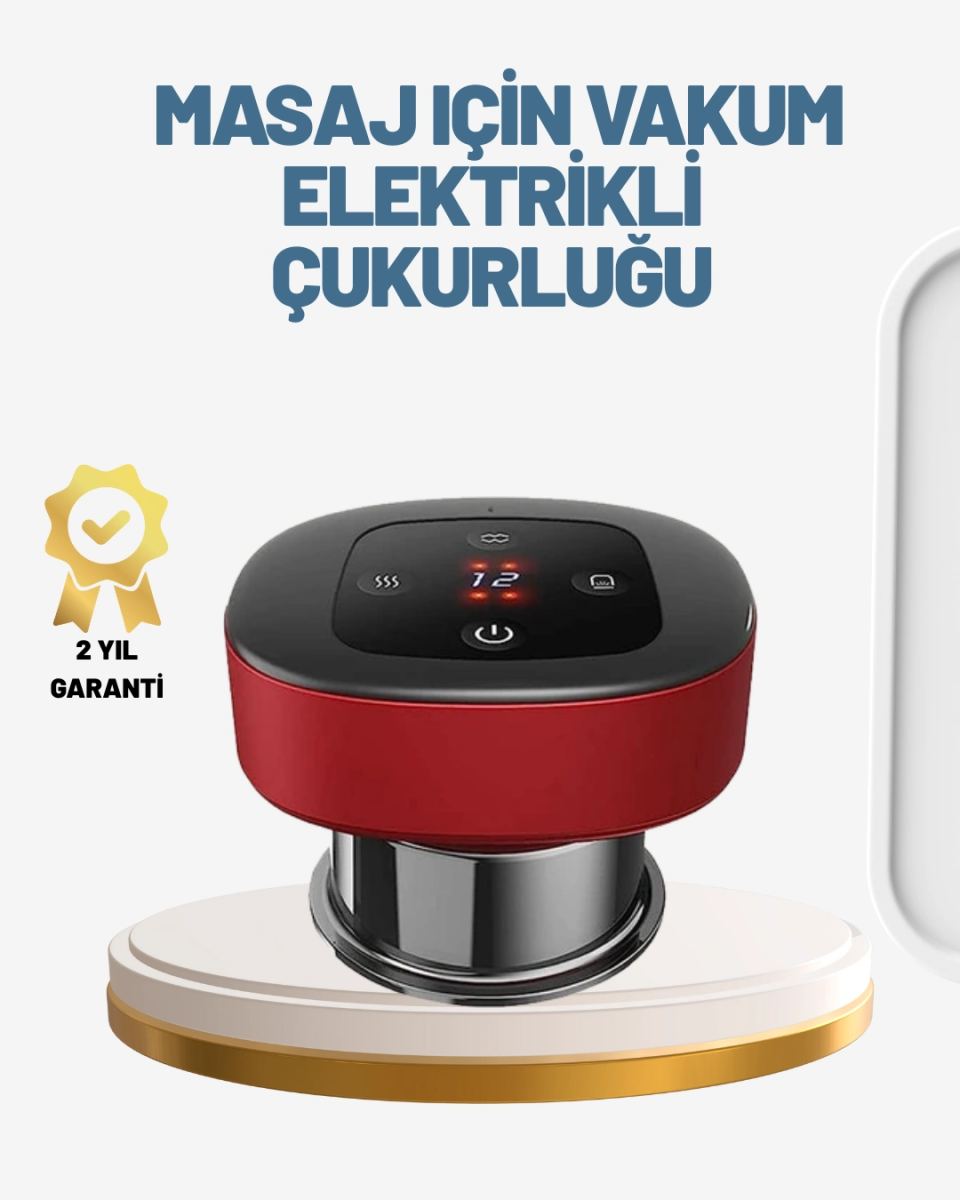 Akıllı Vakumlu Kupa Masaj Cihazı Ağrı Giderici Ve Rahatlatıcı Terapi