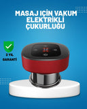 Elektrikli Vakumlu Çukurluk Masaj Aleti Isıtmalı Ve Kırmızı Işıklı Terapi Seti - 1