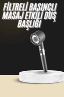 Duş Başlığı Profesyonel Masaj Başlıklı 3 Modlu Yeni Nesil Masaj Uçlu Su Tasarruflu - 1