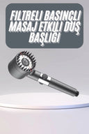 Yüksek Performanslı Masaj Etkili Su Tasarruflu Duş Başlığı Krom Kaplama Uzun Ömürlü - 1