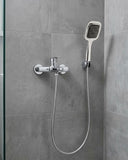 Siyah Duş Seti El Duşu Başlığı Spiral Hortum Dayanıklı Banyo Duş Aksesuarı - 1