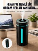 Ultrasonik Nemlendirici Led Işıklı Aromaterapi Difüzör Sessiz Çalışma Yeni Nesil - 1
