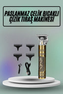 Saç Sakal Vücut Tıraş Makinesi Çizik Atma Makinesi Paslanmaz Çelik - 1