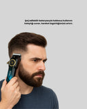 Profesyonel Saç Kesme Makinesi – 2000 Mah Şarjlı, Lcd Ekranlı - 2