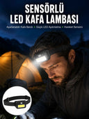 Sensörlü Kamp Lambası Ayarlanabilir Kafa Lambası Kafa Bantlı Yeni Nesil - 1