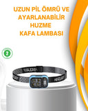 Su Geçirmez Led Kafa Lambası 53 Çalışma Modu Güç Ekranlı - 1