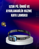 Süper Parlak Led Kafa Feneri 3 Renk 53 Mod Type C Şarjlı - 1