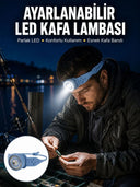Kampçı Kafa Lambası Su Geçirmez Çok Modlu Led Yeni Nesil - 1