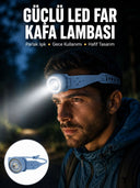 Led Kafa Lambası Kamp Yürüyüş Ve Gece Kullanımı İçin Yeni Nesil - 1