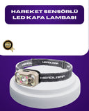 Wave Sensörlü Led Kafa Lambası Şarjlı Ayarlanabilir Işık - 1