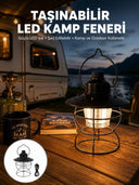 4 Fonksiyonlu Dekoratif Kamp Lambası – Tungsten Ampul, Usb Çıkışlı Yeni Nesil - 1