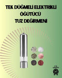 Pilli Otomatik Baharat Değirmeni Gıda Sınıfı Çelik Sessiz Öğütücü Alet - 1