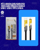 Usb-c Ve Lightning Uyumlu 4'ü 1 Arada Kablo – 65w Hızlı Şarj, Örgülü Dayanıklı Yapı - 1