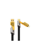 Dönüştürülebilir 4 Başlıklı Hızlı Şarj Kablosu – 1.2m, 65w, Dayanıklı Ve Esnek Tasarım - 2