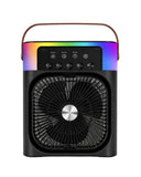 Taşınabilir Sprey Fan Rgb Işıklı Mini Klima Soğutucu Nemlendirici Usb Şarjlı - 4