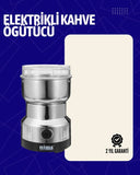 Elektrikli Sessiz Kahve Öğütücü | Çok Fonksiyonlu, 200w, Ab Fişli, Kolay Temizlenir - 1