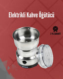 Paslanmaz Çelik Elektrikli Kahve Değirmeni | Sessiz, Hızlı, Çok Amaçlı Öğütücü (200w) - 1