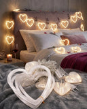 Kalp Şeklinde Led Neon Işık Dekoratif Romantik Oda Ve Duvar Lambası - 1