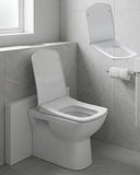 Kare Slim Klozet Kapağı Sessiz Kapanma Dayanıklı Tasarım - 1
