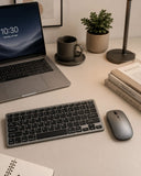 Bluetooth Ve 2.4g Destekli Kablosuz Klavye Mouse Seti Şarj Edilebilir - 1