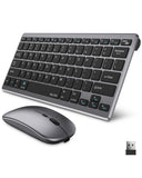 Kablosuz Bluetooth Klavye Mouse Seti Şarjlı Tablet Laptop Uyumlu - 4