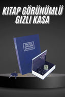 Kilitli Gizli Kasa Sözlük Kumbara Kitap Sözlük Görünümlü 18cm - 1