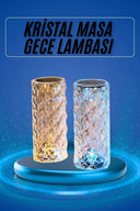 Yeni Nesil Modern Kristal Masa Ve Gece Lambası Dokunmatik Renk Değiştirebilen - 1