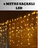 4 Metre Şelale Led Işık Perdesi Dekoratif - 1