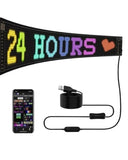 16x96 Led Yazı Paneli 60 Cm Esnek Rgb Işıklı Programlanabilir Ekran - 4