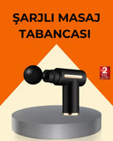 Şarjlı Kas Masaj Aleti 6 Kademe 4 Başlık Derin Doku Ems Titreşim Sporcu Masaj Tabancası - 1