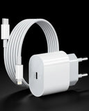 İphone 14 13 12 11 Uyumlu 20w Hızlı Şarj Adaptörü Lightning Kablo Seti - 1