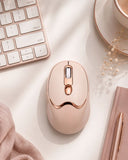 Bluetooth Ve 2.4g Destekli Sessiz Kablosuz Mouse Şarjlı Tasarım - 1