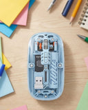 Ofis Ve Günlük Kullanım İçin Mavi Bluetooth Kablosuz Mouse - 1