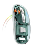 Bluetooth Ve 2.4g Usb Destekli Pilli Kablosuz Şeffaf Mouse - 4