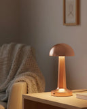 Bronz Dokunmatik Masa Lambası 3 Renk Led Şarjlı Kablosuz Usb Çıkışlı - 1
