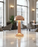 Şarjlı Led Masa Lambası 3 Kademe Dokunmatik Bronz Modern Tasarım - 1