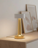Modern Altın Gövdeli Led Masa Lambası 3 Işık Modlu - 1