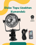 Müzik Ritmine Uyumlu 7 Modlu Renkli Disko Topu Işığı - 1