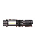 Şarjlı Led El Feneri - 14500 Pil Dahil, 4 Işık Modu, Mini Boy - 2