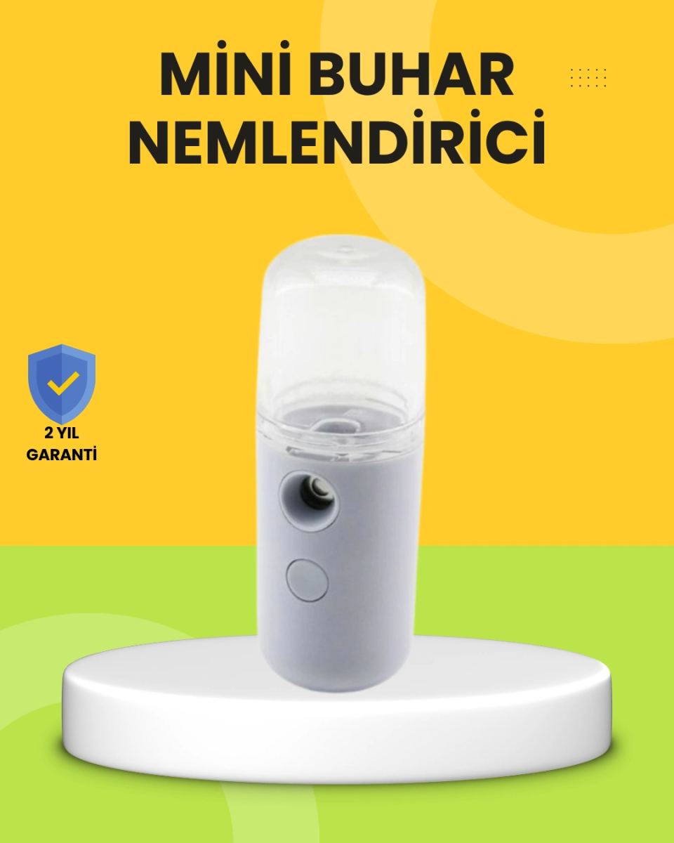 Kablosuz Şarjlı Buharlı Nemlendirici – Enerji Tasarruflu Taşınabilir Cilt Bakım Cihazı