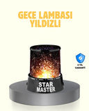Led Renk Değiştiren Yıldız Projektör Galaxy Efektli Gece Lambası - 1