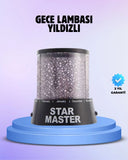 Odayı Yıldızlarla Dolduran Galaxy Efektli Led Projektör Işık - 1