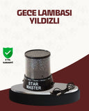 Galaxy Efektli Led Projektör Taşınabilir Yıldız Gece Lambası - 1