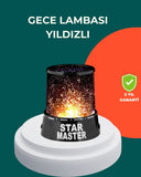 Galaxy Efektli Led Yıldız Projektör Renk Değiştirmeli Oda Aydınlatması - 1