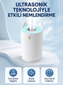 Hava Nemlendirici Ultrasonik Aroma Difüzör 7 Renk Led Işıklı Gece Lambası - 1