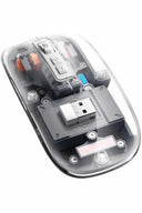 Kablosuz Mouse Fare Şarjlı Bluetooth Wireless Çift Modlu Sessiz - 2