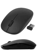 Kablosuz Bağlantı Yüksek Hassasiyetli Kablosuz Wireless Siyah Mouse - 4