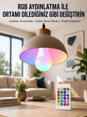 Ambiyans Aydınlatma Rgb Led Lamba Kumandalı Renk Değiştirebilen - 1
