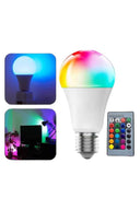 Akıllı Rgb Led Ampul Led Uzaktan Kumandalı Renk Değiştiren Ampul - 2